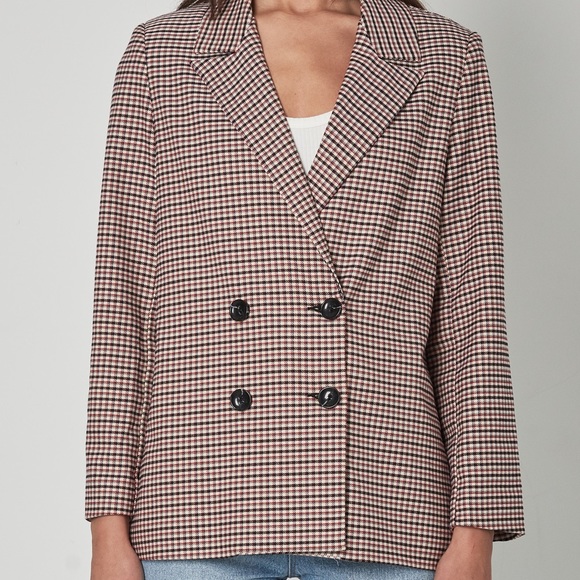 Rollas Downtown Check Blazer - Picture 2 of 3